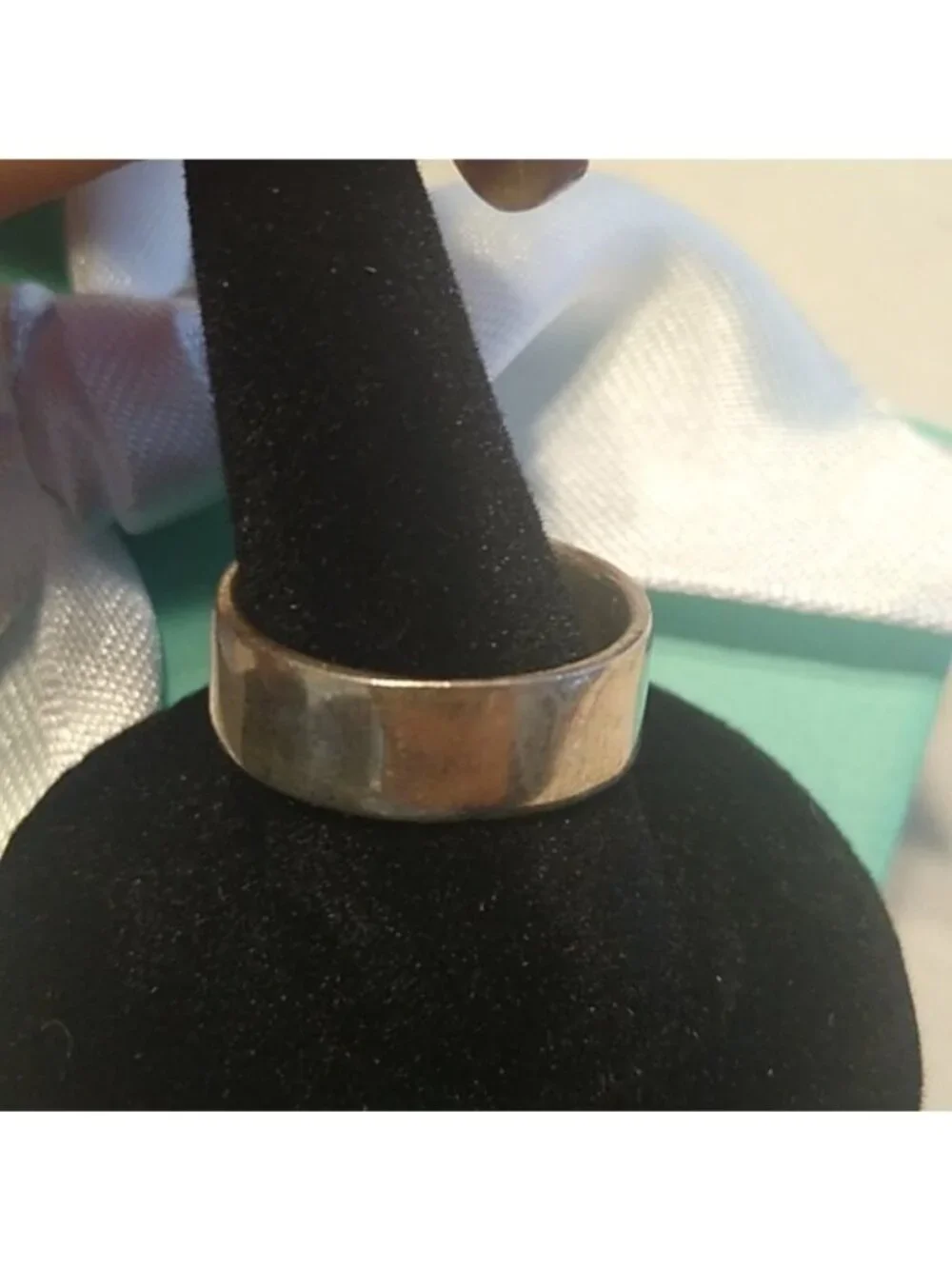 Sterling Silver Sonora Green Copper Turquoise Ring 925 Mexico, size 6.5